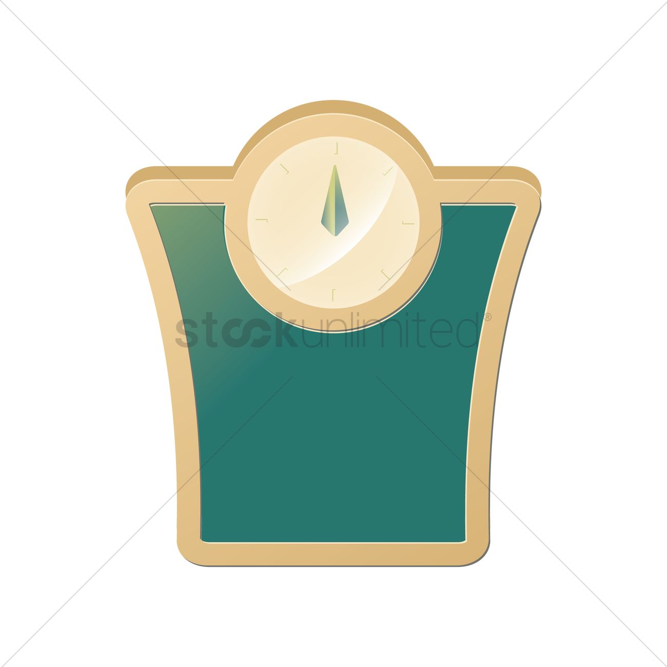 1300x1300 Free Weight Scale Vector Image