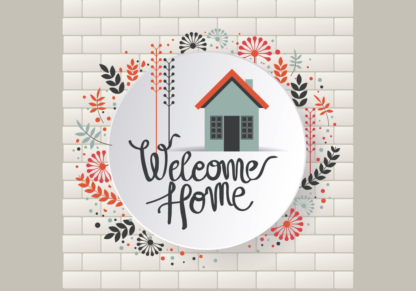 1400x980 Welcome Sign Free Vector Art