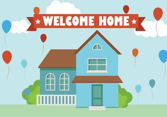 Welcome Home Vector at GetDrawings | Free download