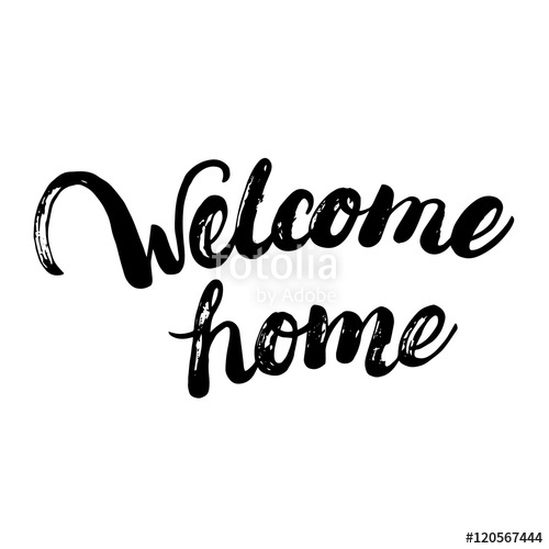 Welcome Home Vector at GetDrawings | Free download