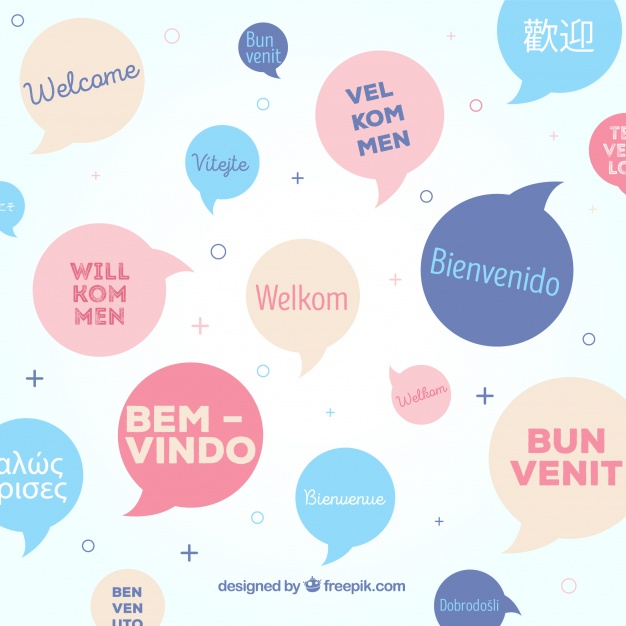 626x626 Welcome Pattern In Different Languages Vector Free Download