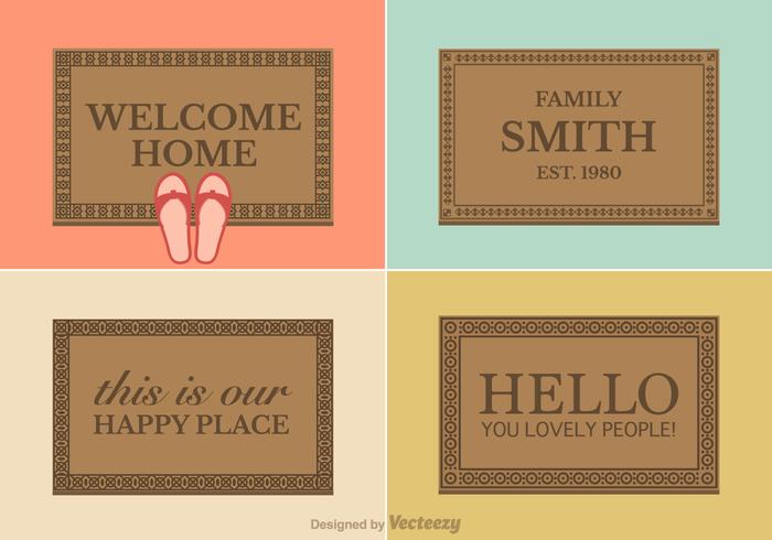 700x490 Free Vector Welcome Mat Designs