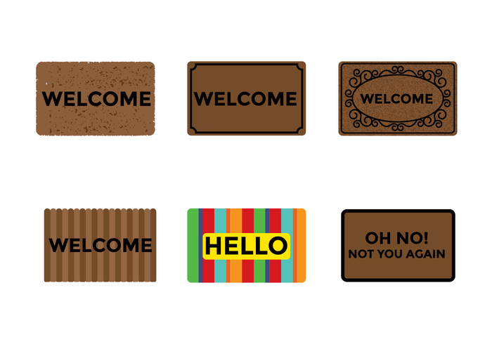 Welcome Mat Vector At Getdrawings Free Download