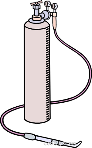 300x480 Welding Torch Royalty Free Vector Clip Art Illustration Vc010579