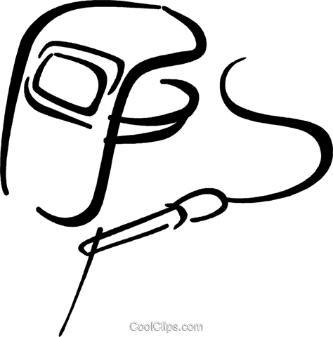 474x480 Vector Clipart Welder