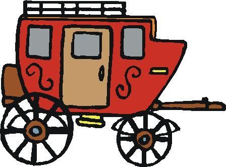 448x331 Stage Coach Clipart