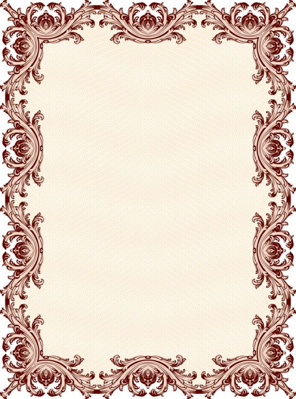 600x807 Western Borders Download Classic Security Pattern Border 01