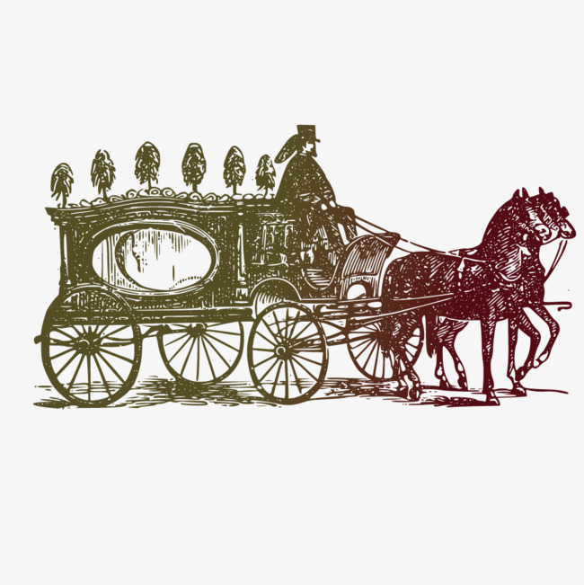 650x651 Western Vector Royal Carriage, Vector Hand Drawn Carriages