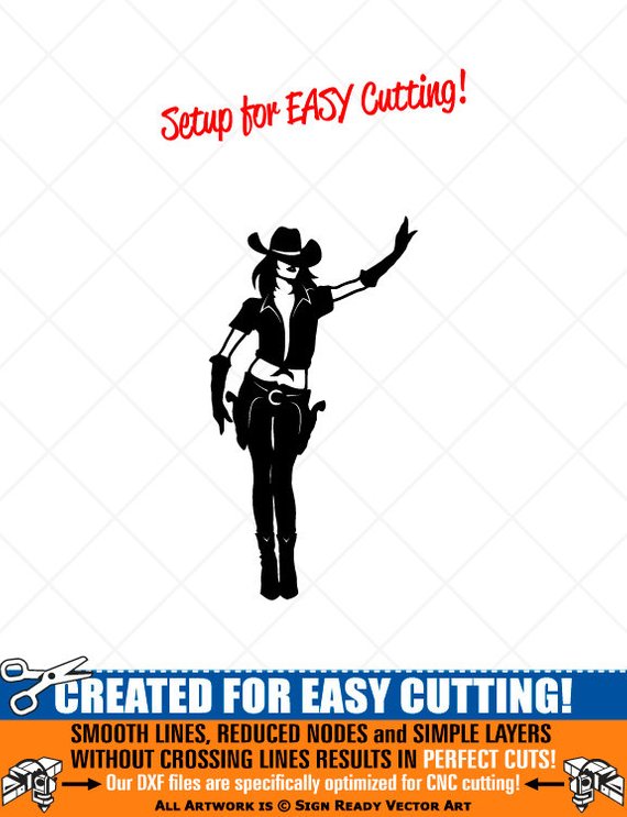 570x743 Sexy Cowgirl With Guns Western Clipart Vector Clip Art Etsy