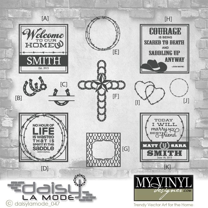 700x700 Digital Download Western Vectors In Ai, Eps, Gsd, Amp Svg