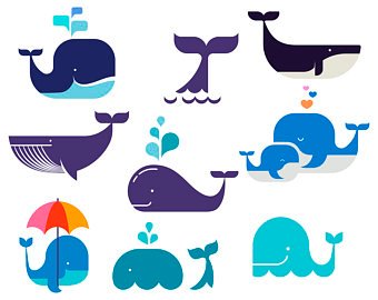 340x270 Whale Vector Etsy