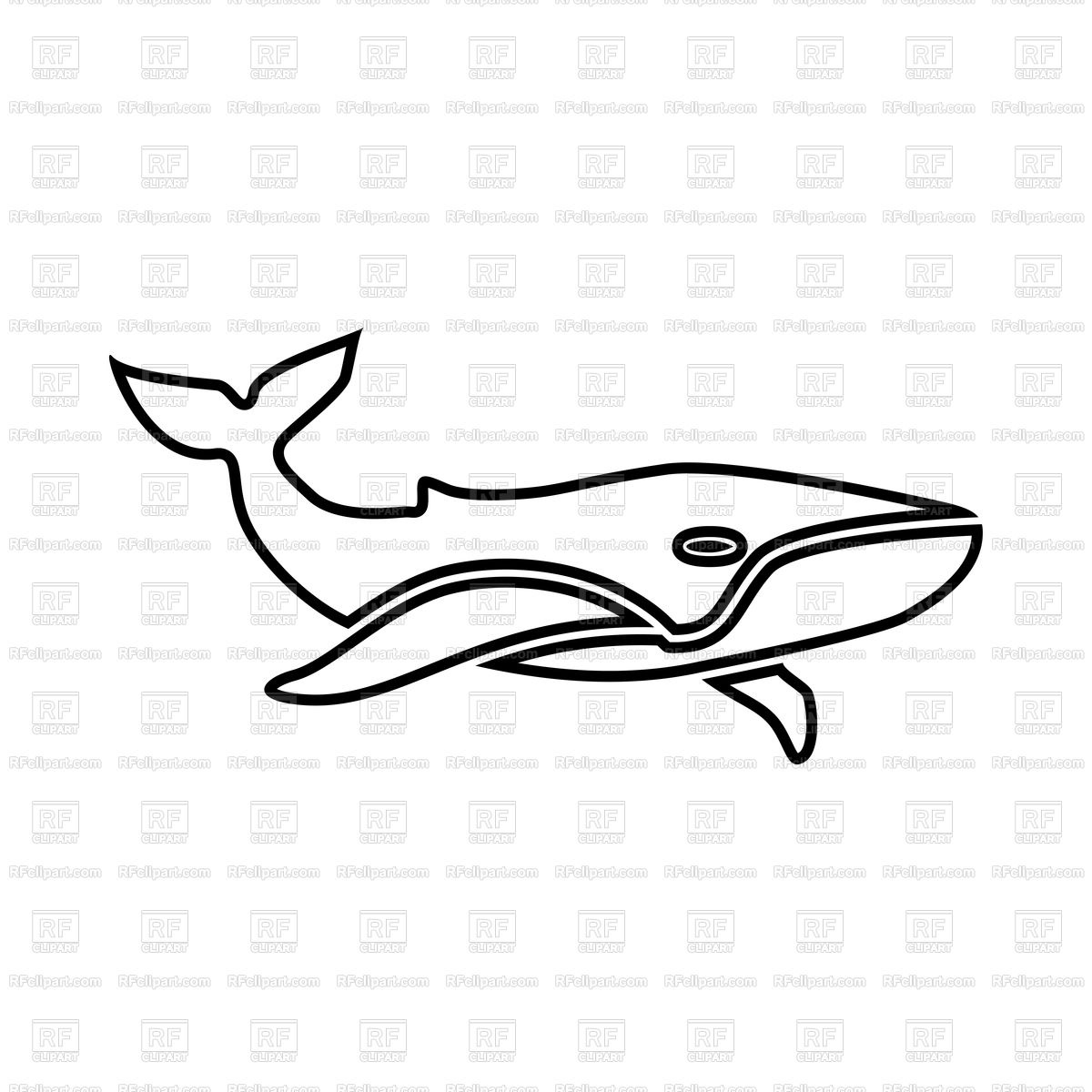 1200x1200 Whale Black Icon Vector Image Vector Artwork Of Plants And