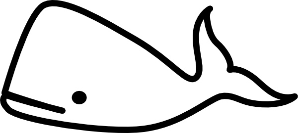 600x269 Whale Clip Art Free Vector In Open Office Drawing Svg ( .svg