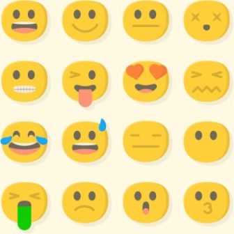 336x336 Whatsapp Emoji Vector