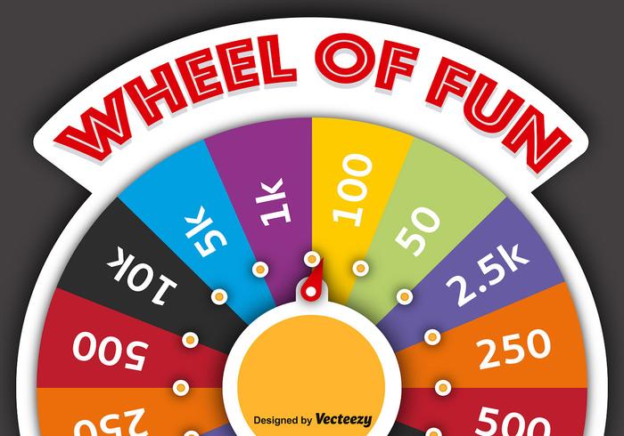 700x490 Vector Spinning Wheel Of Fortune