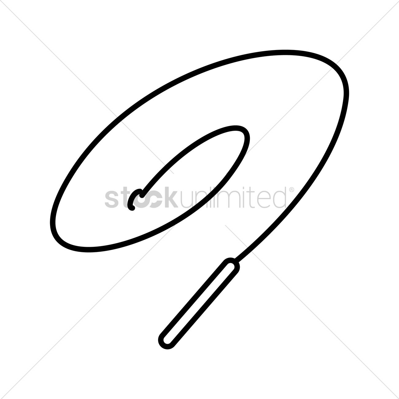 1300x1300 Whip Vector Image