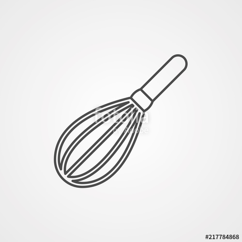 500x500 Whisk Vector Icon Stock Image And Royalty Free Vector Files On