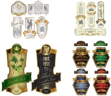 425x368 Whiskey Label Free Vector Download (8,215 Free Vector) For