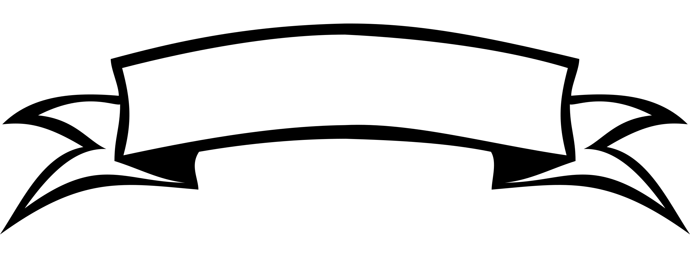 2400x900 Collection Of Free Banners Vector Black And White. Download On Ubisafe