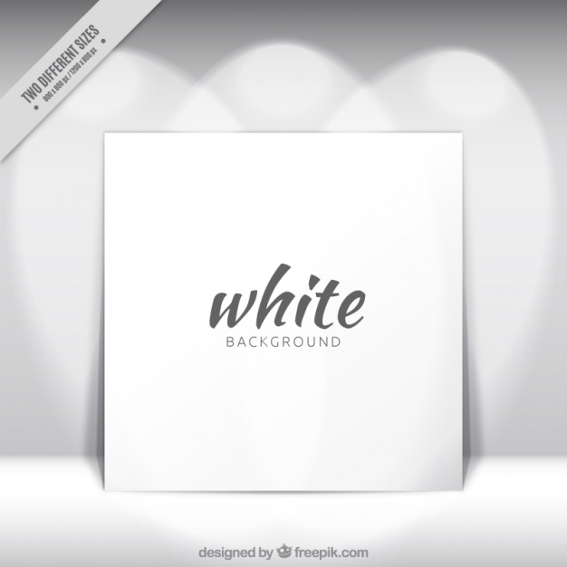 626x626 White Banner Background Vector Free Download