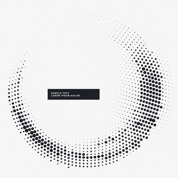 626x626 Circular White Background With Dots Vector Free Download