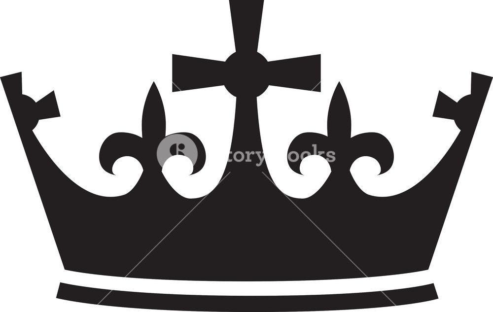 1000x633 Crown Vector Element Royalty Free Stock Image