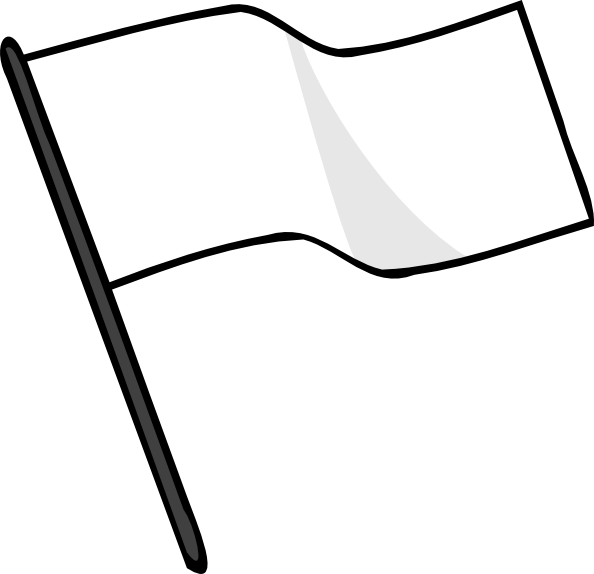 594x574 Waving White Flag Clip Art Free Vector 4vector