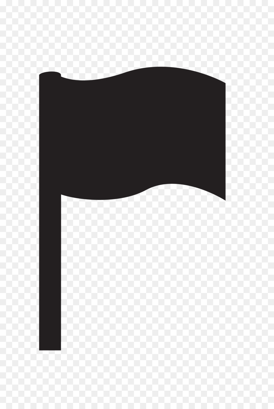 900x1340 Black And White Flag