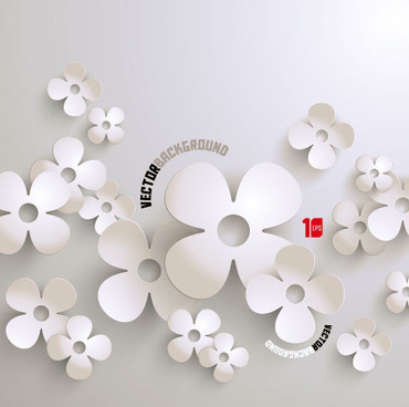 370x368 Free Vector White Flower Free Vector Download (17,345 Free Vector