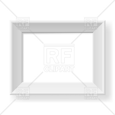 400x400 Realistic White Frame Vector Image Vector Artwork Of Borders And