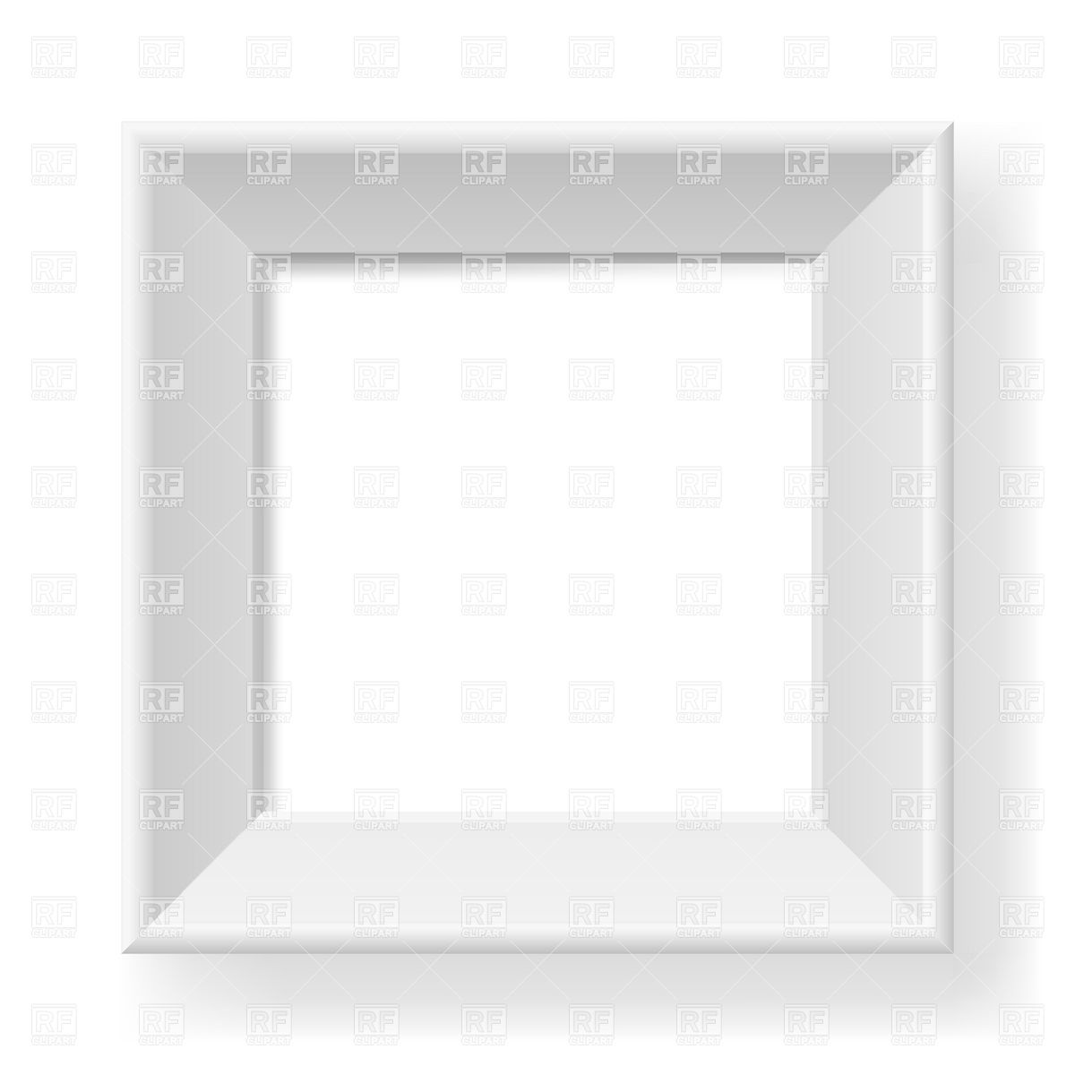 1200x1200 White Square Frame Vector Image Vector Artwork Of Borders And