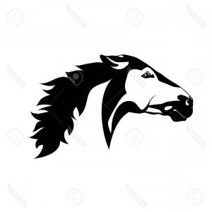 300x300 Photostock Vector Circus White Horse Icon Cartoon Design Vector