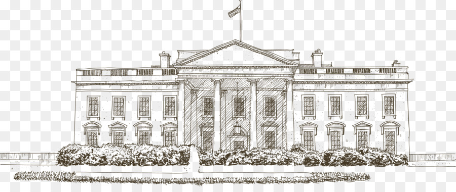 900x380 White House Euclidean Vector Icon