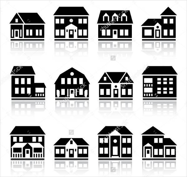 600x569 House Vectors