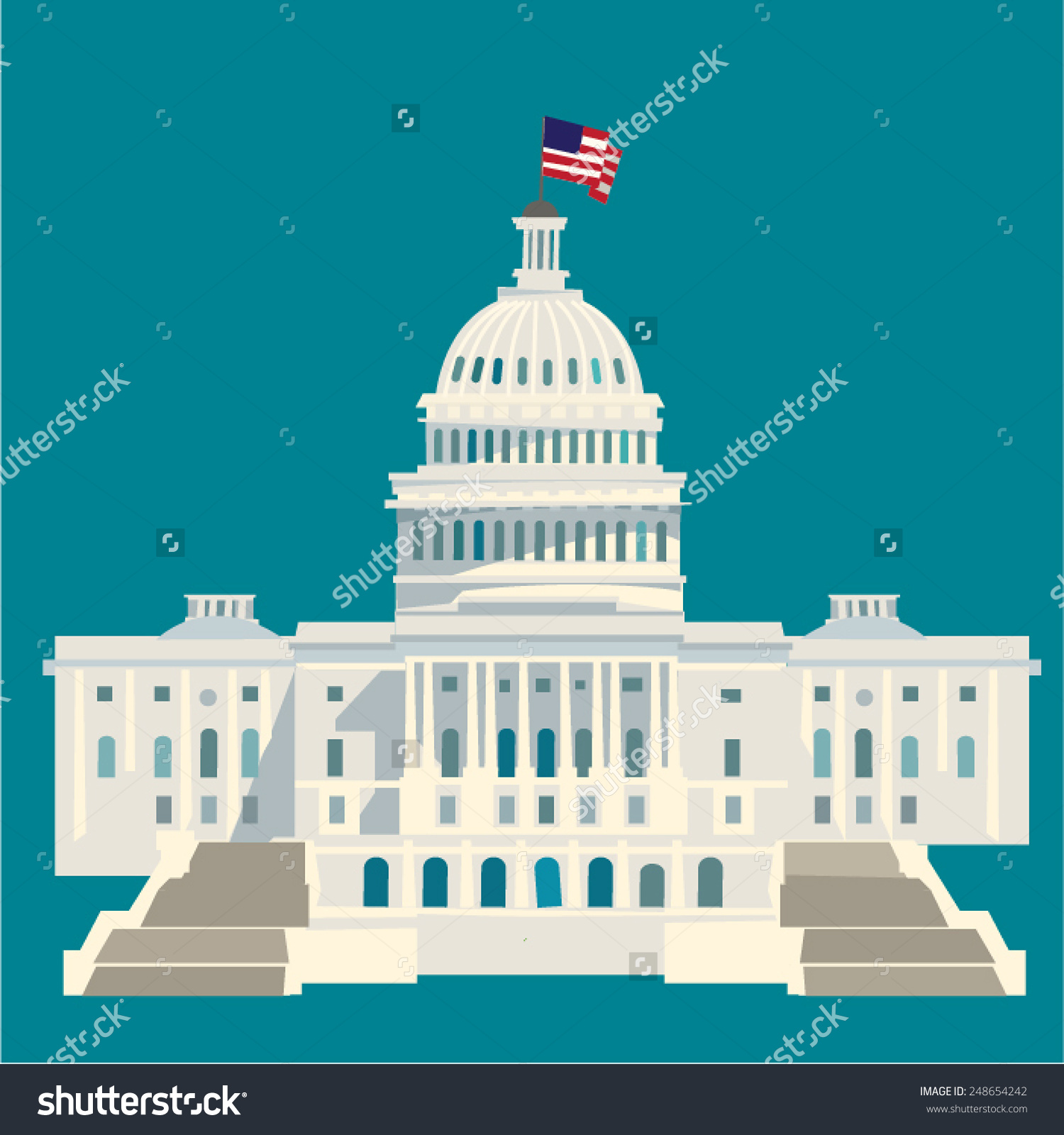 1500x1600 Building Clipart White House