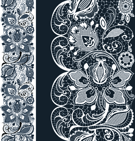 454x473 White Lace Elements Vector Free Vector In Encapsulated Postscript