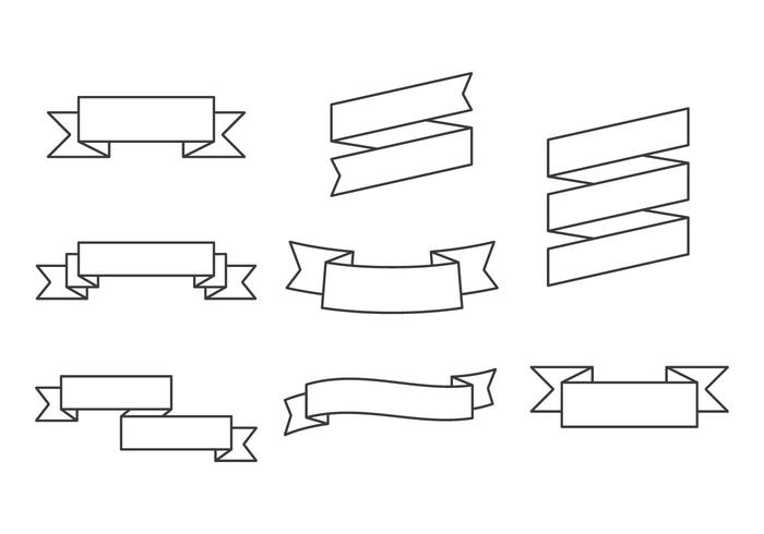 700x490 Ribbon Vectors