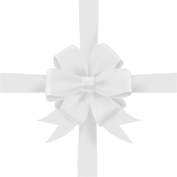 600x600 White Bow Ribbon Icon3 Vector Data Svg(Vector)public Domain