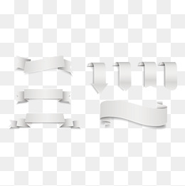 260x261 White Ribbon Vectors, 41 Graphic Resources For Free Download