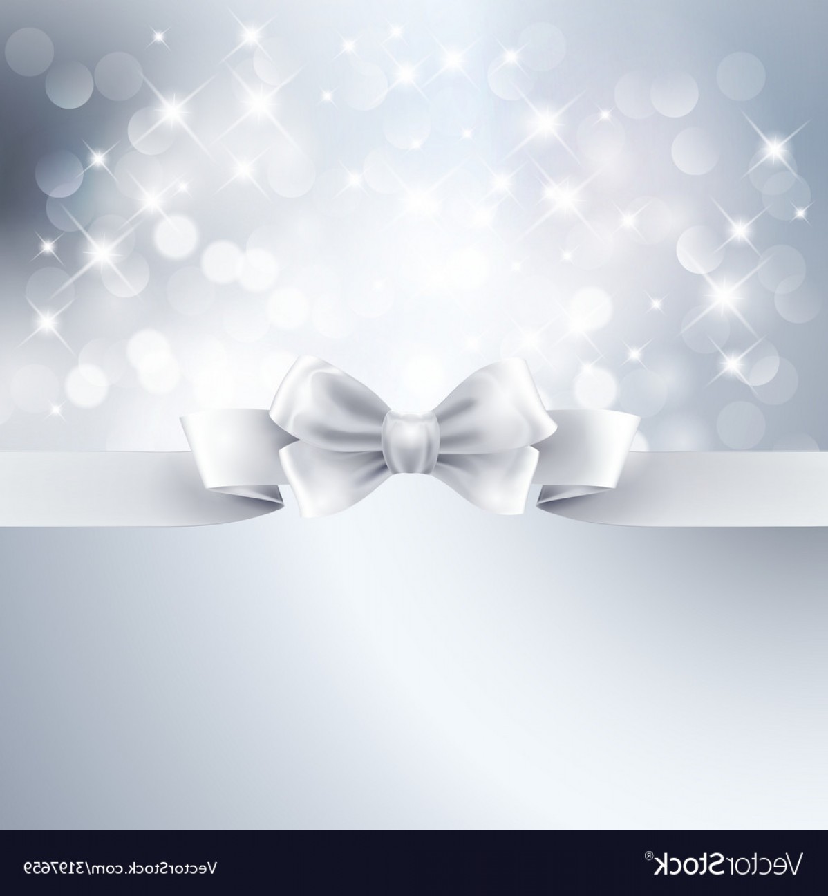 1198x1296 Abstract Silver Light Background With White Ribbon Vector