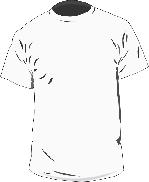 490x598 T Shirt Vector Template Free Vector 4vector