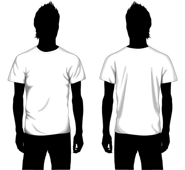 600x550 T Shirt Templates Vectors Download Free Vector Art