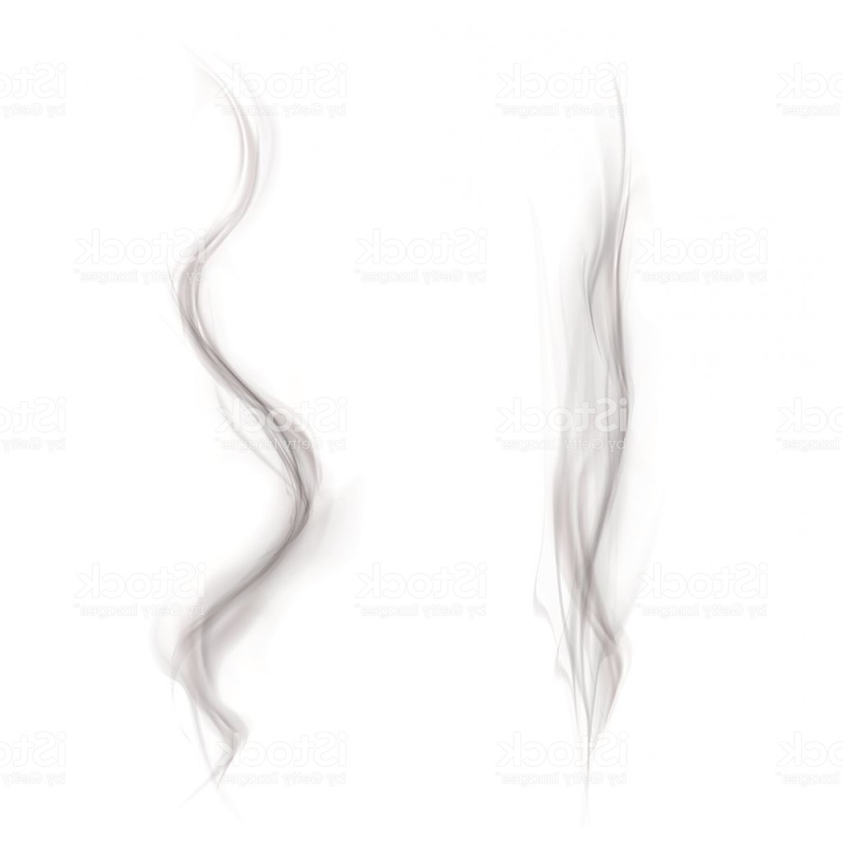 1228x1228 Vector Set Of Black Smoke Isolated On A White Background Gm