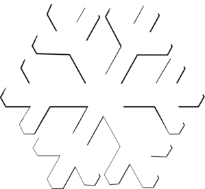 299x276 Snowflakes Vector