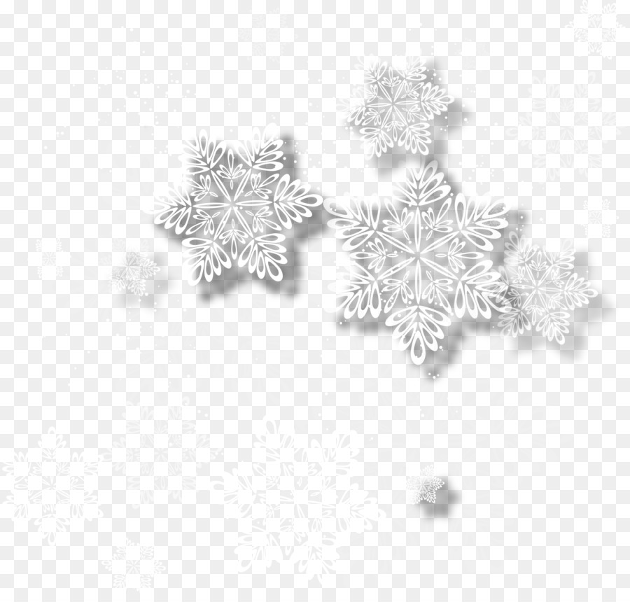 900x860 White Snowflake