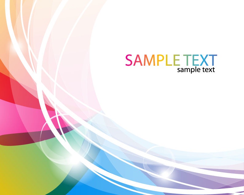 794x635 Abstract Colorful Light Vector Background Free Vector Eps10