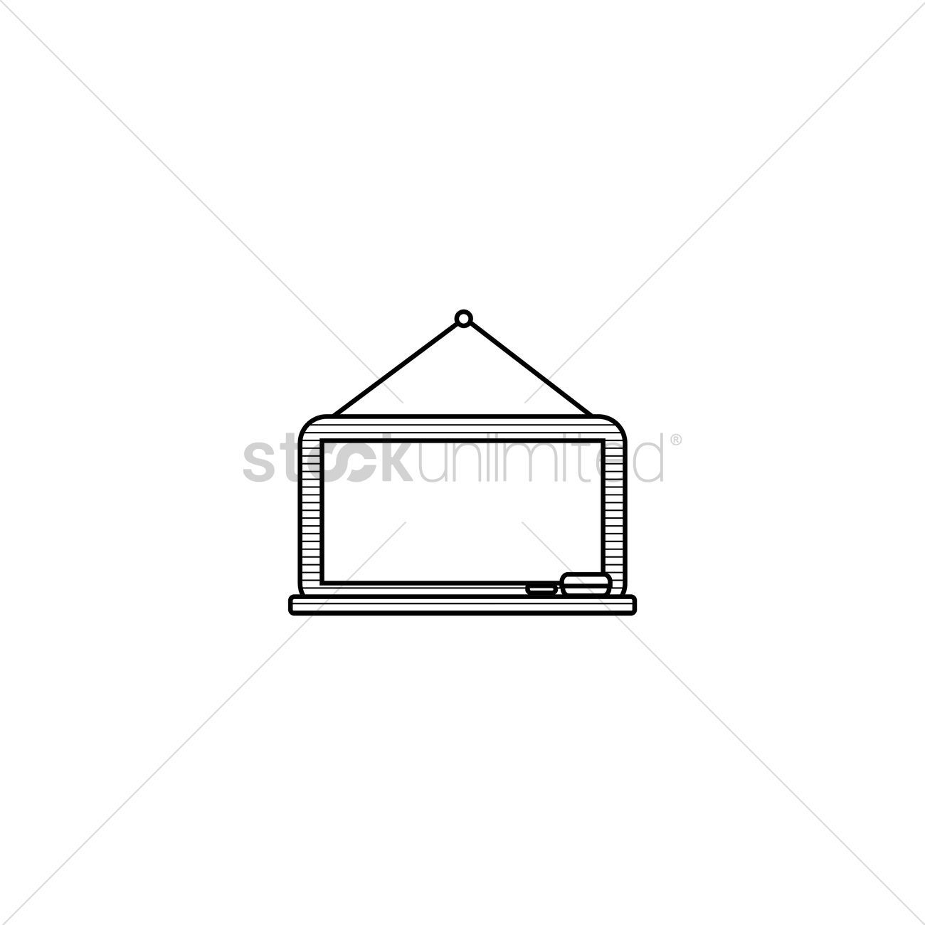 1300x1300 Whiteboard Vector Image