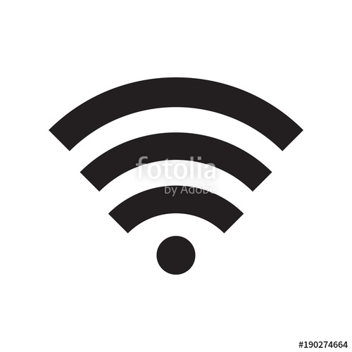 500x500 Wifi Icon Vector Illustration. Free Royalty Images. Stock Image