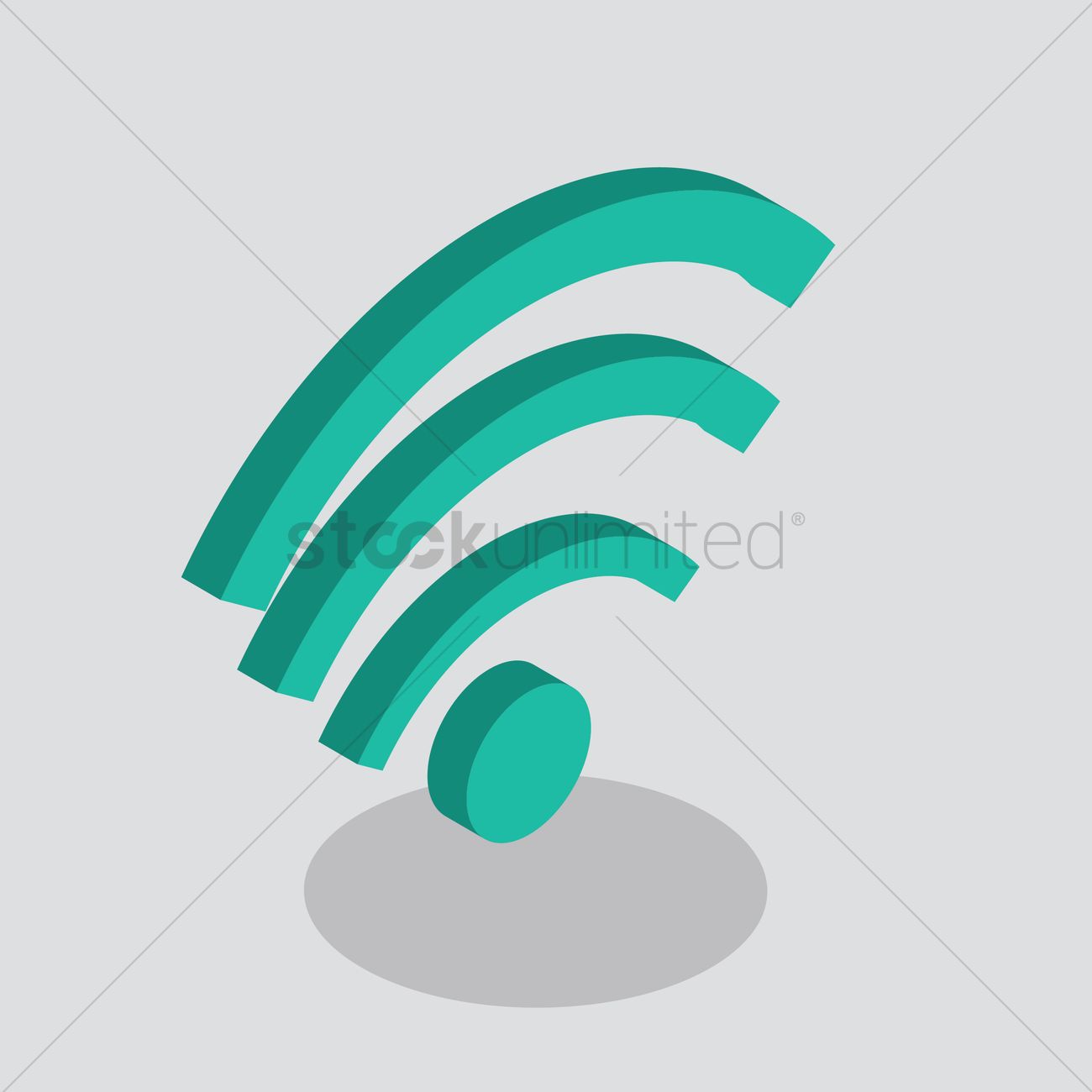 1300x1300 Wifi Symbol Vector Image
