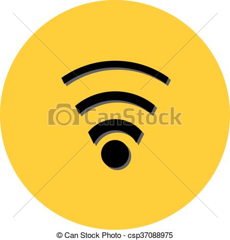 450x470 Wifi Vector Icon Vectors Illustration